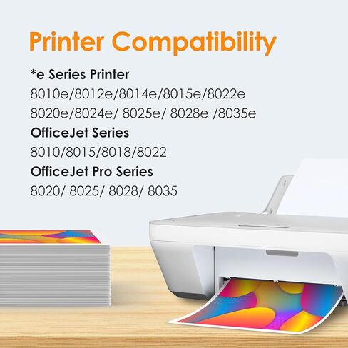 910XL Ink Cartridges for HP Printers Replacement for HP 910XL Ink Cartridges Combo Pack for HP 910 Ink Work with OfficeJet Pro 8010e 8015e 8025e 8020e 8028e 8035e 8015 8020 Printer(4 Pack) in Kuwait