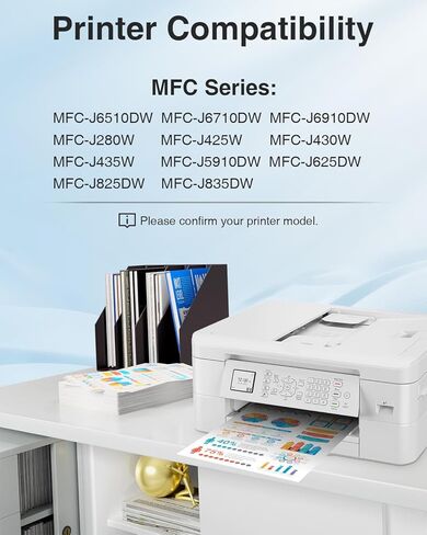 12 عبوة من خراطيش الحبر LC75XL LC79XL LC71XL بديلة لخرطوشة الحبر Brother LC75 LC79 LC71 تستخدم مع MFC-J430W MFC-J6510DW MFC-J6710DW MFC-J6910DW MFC-J280W (3 أسود، 3 سماوي، 3 أرجواني، 3 أصفر) in Kuwait