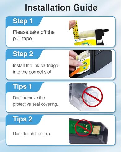 12 عبوة من خراطيش الحبر LC75XL LC79XL LC71XL بديلة لخرطوشة الحبر Brother LC75 LC79 LC71 تستخدم مع MFC-J430W MFC-J6510DW MFC-J6710DW MFC-J6910DW MFC-J280W (3 أسود، 3 سماوي، 3 أرجواني، 3 أصفر) in Kuwait