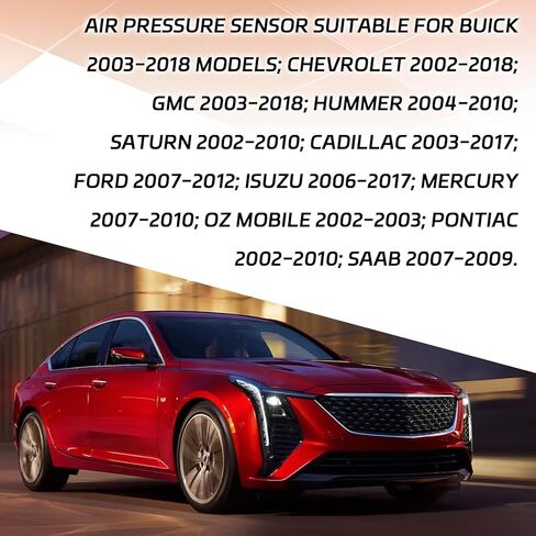 AC High Pressure Sensor Switch Replace OEM# 1551343 13587668 HVAC Pressure Transducer for Buick Cadillac Pontiac Saturn Chevy GMC Replacement Parts Air Conditioning Refrigerant Pressures Sensor in Kuwait