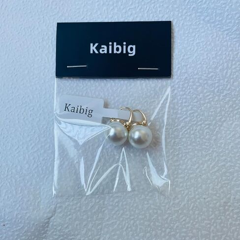 أقراط متدلية من الفضة الإسترليني عيار 14 قيراط مطلية بالذهب عيار 925 مقاس 14 ملم بيضاء مستديرة من اللؤلؤ للنساء أقراط متدلية خفيفة الوزن لمجوهرات الزفاف البسيطة لمجوهرات عيد الميلاد مطلية بالذهب والفضة in Kuwait