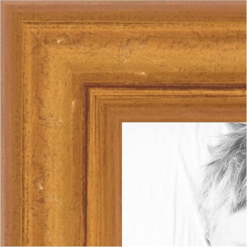 إطار صورة ذهبي ArtToFrames مقاس 24 × 36 بوصة، إطار الملصق المخصص هذا مقاس 0.75 بوصة هو .75 - يأتي مع دعم أكريليك اقتصادي ومموج (WOMD8576-24x36) in Kuwait