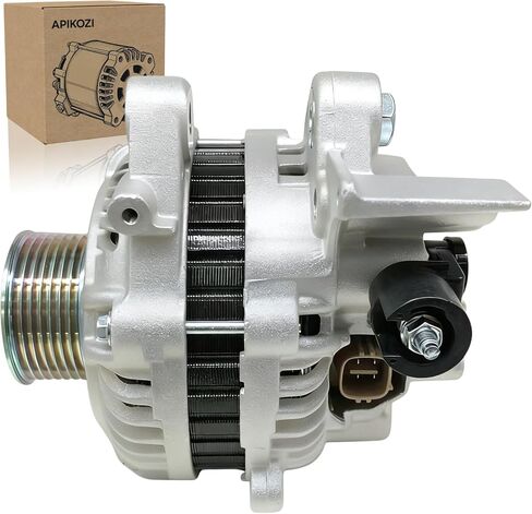 11176N مولد كهربائي جديد مناسب لـ 2006-2011 Honda Civic 1.8L L4، 80A 12V، 7-Groove Pulley، OE # 11176، 31100RNAA01، 31100RNAA01RM، 31100RNAA012M2، AHGA67، A002TC1391، SB347 in Kuwait