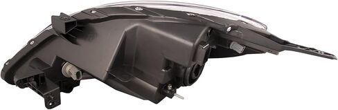 HEADLIGHTSDEPOT Headlight Compatible with Nissan Versa 2012-2014 Sedan Left Driver Side Halogen Headlamp with Chrome Housing and Bulb in Kuwait