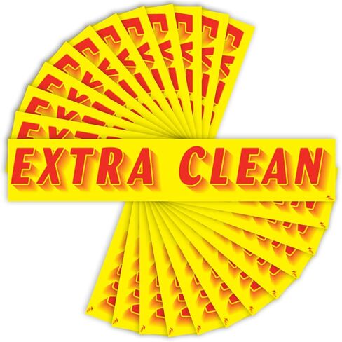 Versa-Tags Extra Clean Windshield Stickers 12 Pack Dealership Advertising Sticker in Saudi Arabia