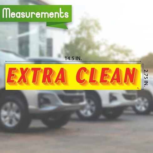 Versa-Tags Extra Clean Windshield Stickers 12 Pack Dealership Advertising Sticker in Saudi Arabia
