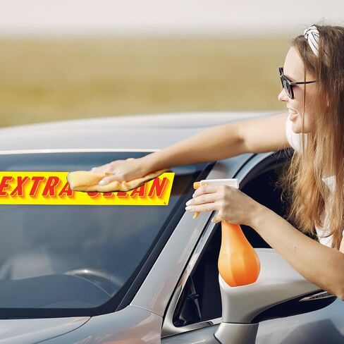 Versa-Tags Extra Clean Windshield Stickers 12 Pack Dealership Advertising Sticker in Saudi Arabia