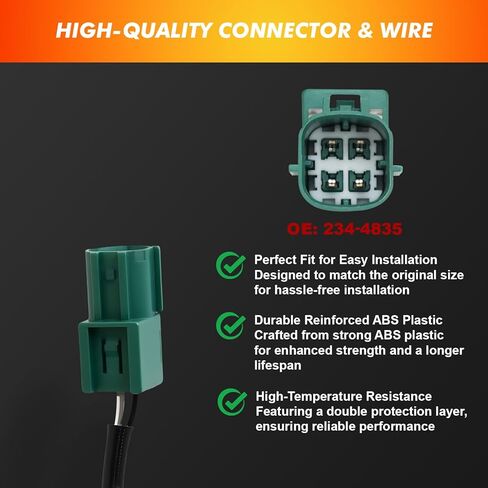 2004-2006 Oxygen Sensors Upstream Downstream Compatible for Nissan Armada 2005-2006, Titan 04-06, for Infiniti QX56 2004-2006 5.6L V8 Replace 234-4835, 234-5060 in Kuwait