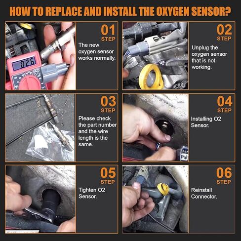 2004-2006 Oxygen Sensors Upstream Downstream Compatible for Nissan Armada 2005-2006, Titan 04-06, for Infiniti QX56 2004-2006 5.6L V8 Replace 234-4835, 234-5060 in Kuwait