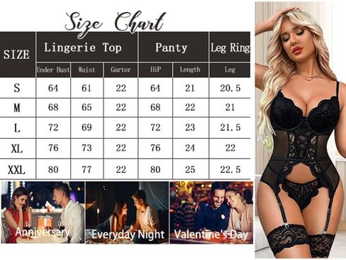 Sexy Lingerie for Women with Garter Belts Lace One Piece Bodysuit Teddy Lingerie Set with Panty in Saudi Arabia