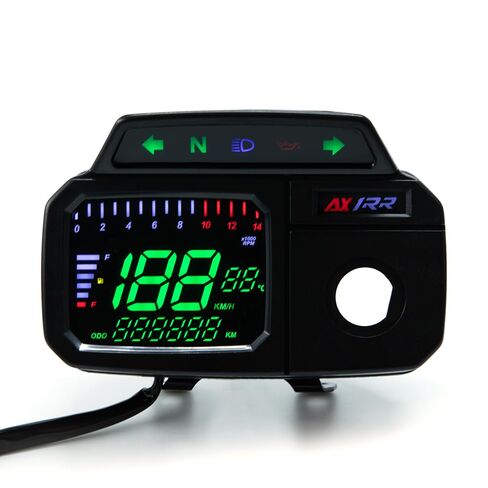 Motorcycles Digital Speedometer, Moto Speedometer with RPM Digital, Motorcycle Speed Odometer Meter Gauge Cluster Millero 100cc Digitales for Ax100 in Saudi Arabia