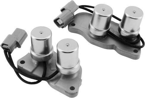 Shift Control and Lock Up Solenoids Set Compatible with Honda Accord 1990-2002, Prelude 1992-2001, Odyssey 1998, Replaces # 28200-PX4-014, # 28300-PX4-003 in Saudi Arabia