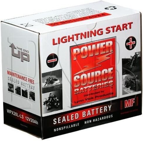 Harley FXDWG Dyna Wide Glide 1340 1450 1584 1690 500cca Lightning Start 20ah Motorcycle Battery for 1993 1994 1995 1996 1997 1998 1999 2000 2001 2002 2003 2004 2005 2007 2008 2010 2011 2012 2013 2014 in Kuwait