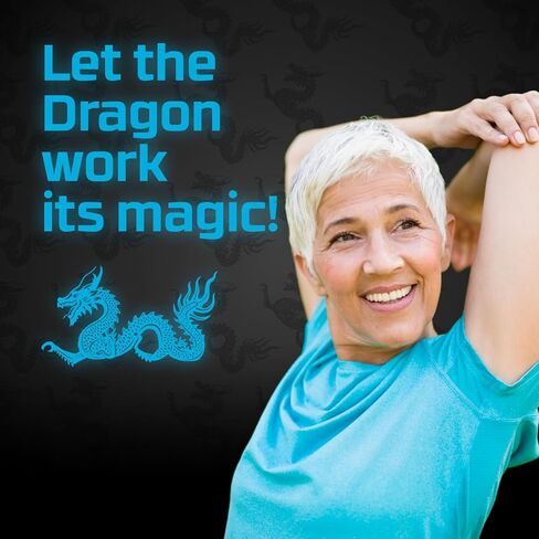 دراجون بومادا، أقصى قدر من القوة - تخدير الألم وتخفيف الألم طويل الأمد بدون فوضى مع ليدوكائين رول، 2.5 أونصة، شفاف، GEN60434 in Kuwait