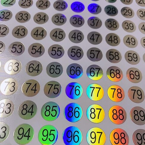 21 Sheets 1 to 300 Mini Number Stickers Small Round Labels Consecutive Number Self Adhesive Stickers for Marking Numbering Tool in Saudi Arabia
