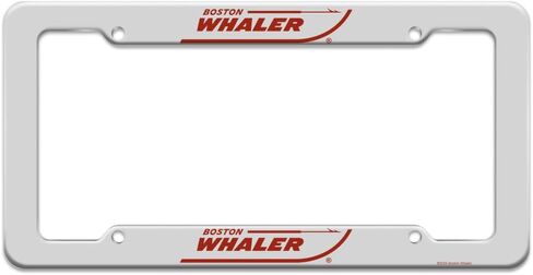 Boston Whaler Red Logo License Plate Tag Frame in Saudi Arabia