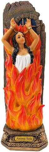 12" Anima Sola Statue Lonely Soul Purgatory Collectible Religious Figurine(12 Inches) in Kuwait
