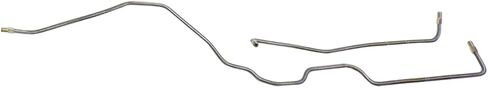 Inline Tube Compatible with 1993-98 Jeep Grand Cherokee ZJ Four-Wheel Disc 3/16" Rear Axle Brake Lines 2pc, OE Steel in Saudi Arabia