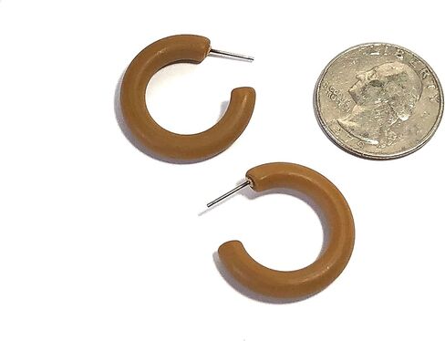 الجمل البيج البني ماتي وسيت أنبوب هوب الاقراط - TUB-BR-1 in Kuwait