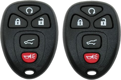 2 Pack Key Fob Shell Case Fits for Chevy Traverse 2007-2016 Tahoe Suburban GMC Acadia Yukon XL Buick Enclave Cadillac Escalade Saturn Outlook OUC60270 OUC60221 Keyless Entry Car Remote Cover (Pink) in Saudi Arabia