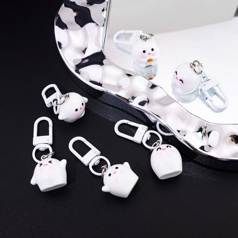 6 PCS Cute Keychains for Women Men Bag Charms for Handbags Purse Accessories Kawaii Keychain Charms for Friends Sister Daughter Birthday Christmas Gifts Ideas Cute Keyring in Kuwait