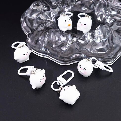 6 PCS Cute Keychains for Women Men Bag Charms for Handbags Purse Accessories Kawaii Keychain Charms for Friends Sister Daughter Birthday Christmas Gifts Ideas Cute Keyring in Kuwait