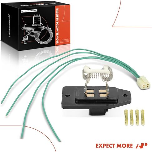 A-Premium HVAC Blower Motor Resistor with Wire Harness Kit Compatible with Honda Vehicles - Civic 1992-1998, Civic del Sol 1993-1997 - Replace# 79330SR3A01 in Saudi Arabia
