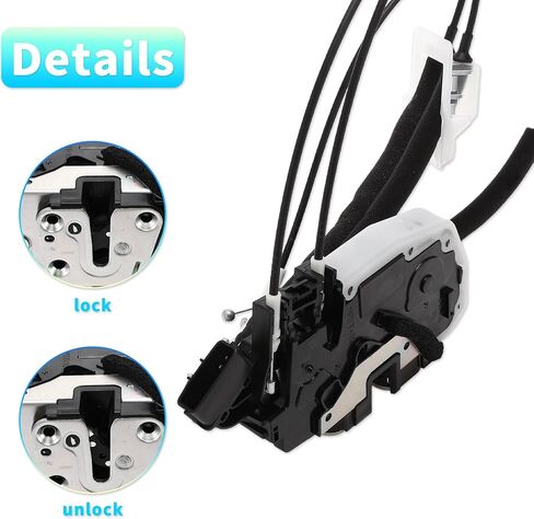 X AUTOHAUX Replacement Front Right Passenger Side Power Door Lock Actuator Motor with Cable for Nissan Altima 2008-2013 Door Latch Actuator Assembly Replace No.80500JB100 Black in Saudi Arabia