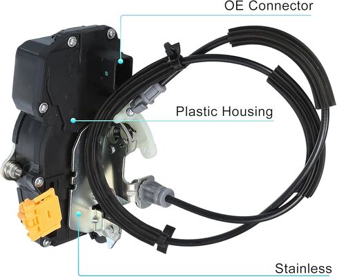 uxcell Front Right Side Power Door Lock Actuator Motor with Cable for Cadillac Escalade 2007-2014 No.22862025 in Saudi Arabia