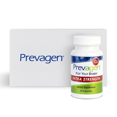 Prevagen Improves Memory - Extra Strength 20mg, 30 Capsules |2 Pack| with Apoaequorin & Vitamin D with Attractive and Stackable Storage Box | Brain Supplement for Better Brain Health in Kuwait