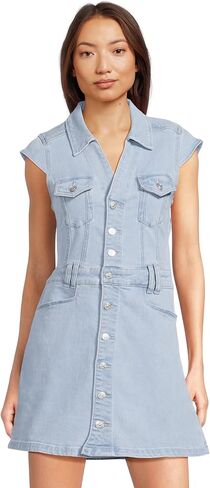 PAIGE Women's Jazsyn Denim Dress Jolene Pkt in Saudi Arabia