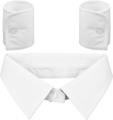 3 قطع من الياقات والأصفاد البيضاء، وأكمام صناعية للنساء، وياقة ديكي قابلة للفصل وأصفاد وهمية in Kuwait