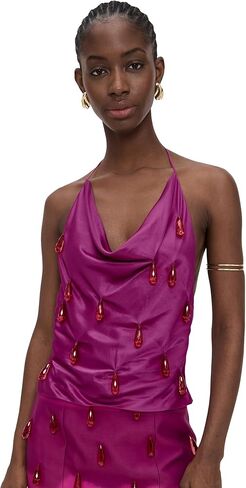 قميص Joyas Cowl للسيدات من The Wolf Gang in Kuwait