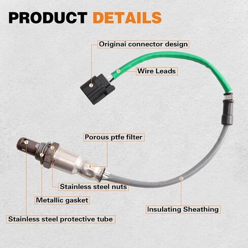 2 قطعة مستشعر O2 المنبع والمصب لـ CRV CR-V 2015-2016 L4-2.4L.OE #234-9131 234-4980 in Kuwait