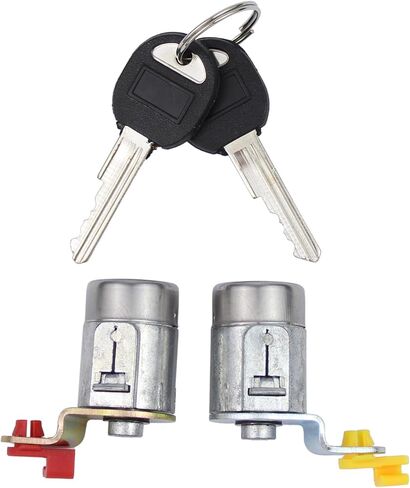 Front Left and Right Door Lock Cylinder w/Keys for Chevy for GMC Blazer Yukon C1500 C2500 C3500 K1500 K2500 K3500 Suburban 1988-1994 in Kuwait