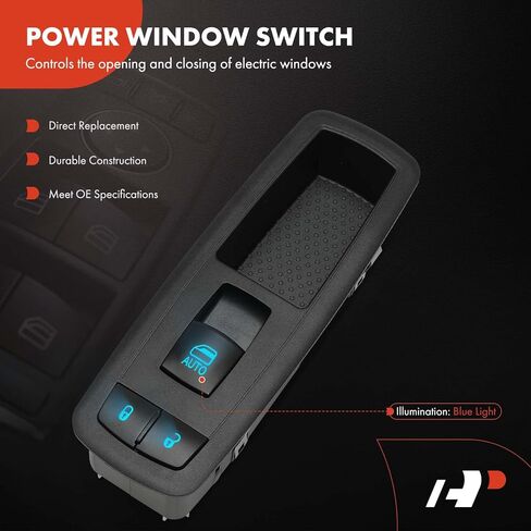 A-Premium Power Window Switch Compatible with Dodge Durango 2011-2015 & Jeep Grand Cherokee 2014-2017, Front Right Passenger Side, Replace# 68086692AE, 68086692AF in Saudi Arabia