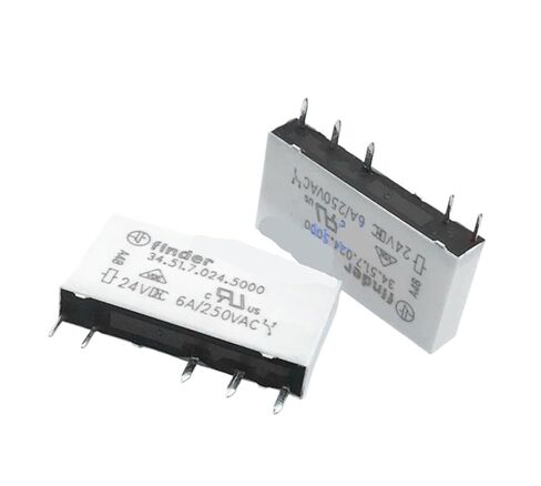 10 قطعة/الوحدة التتابع 34.51.7.024.5000 24V 24VDC 6A 5 دبابيس in Kuwait