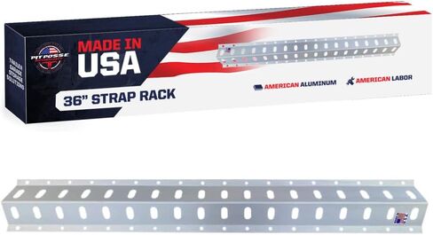 Pit Posse 36" Trailer Track Tie Down System Cargo Rail E L S Anchor Kit (1pk) Made in USA - Enclosed Trailer Garage Shop Truck Aluminum Ratchet Strap Rack Securing E-Track S-Track L-Track 3ft (1pk) in Saudi Arabia