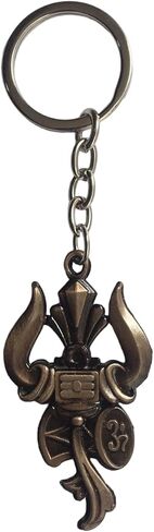 سلسلة مفاتيح Bro Mart Lord Shiva Trishul OM Damru Mahakal للمنزل والدراجة (متعددة الألوان) in Saudi Arabia