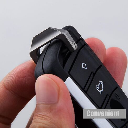 التيتانيوم D حلقة المفاتيح EDC قضيب رفع أداة متعددة حدوة الحصان كيرينغ U شكل المفاتيح سيارة مفتاح أداة للرجال والنساء in Kuwait