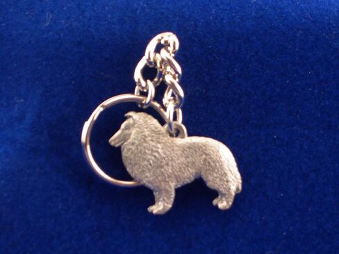 Pewter Sheltie Keychain in Saudi Arabia
