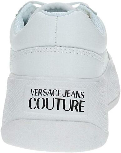 حذاء رياضي نسائي من VERSACE JEANS COUTURE ذو نعل سميك باللون الأبيض الباروكي in Saudi Arabia