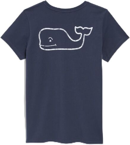 Vineyard Vines Womens Women's Vintage Whale Short-Sleeve Pocket Tee in Saudi Arabia