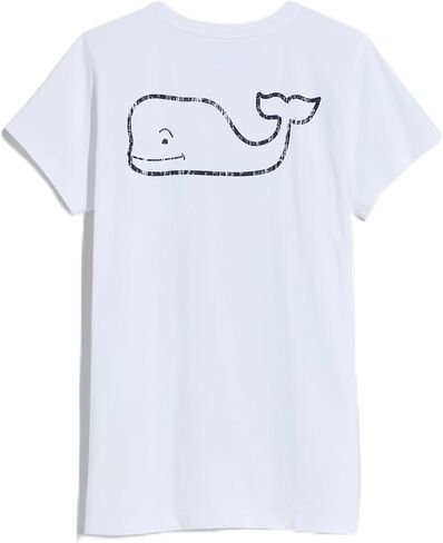 Vineyard Vines Womens Women's Vintage Whale Short-Sleeve Pocket Tee in Saudi Arabia