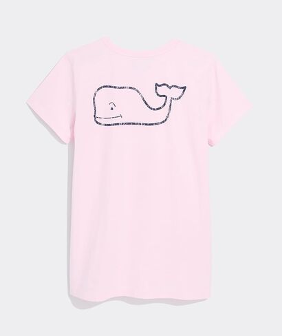 Vineyard Vines Womens Women's Vintage Whale Short-Sleeve Pocket Tee in Saudi Arabia