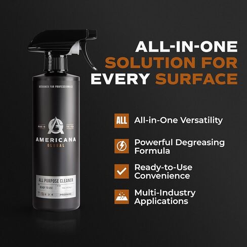 All-Purpose Cleaner (32 fl. oz) – Ready-to-Use Multi-Surface Degreaser for Interior & Exterior Detailing, Safe on Plastics, Glass, Vinyl, and Trim, Made in USA, Professional Grade in Kuwait