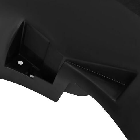 HECASA Radiator Cooling Fan Shroud Compatible with 2009-2016 Dodge Ram 1500 2500 3500 with 5.7L & 6.4L HEMI Replacement for 52126427AB CH3110130 PP Plastic Black in Kuwait