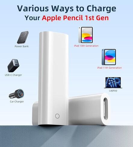 Timovo Lightn-ing female إلى محول الذكور USB-C مع عرض LED ، 2 Pack USB-C إلى محول Lightn-ing مع 35 واط سريع الشحن ونقل البيانات لـ I-Phone 15/16/Pro/Pro Max/Plus ، iPad Pro /محول AIR USB-C in Kuwait