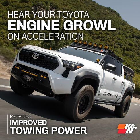 K&N Cold Air Intake System: High-Flow Air Filter, Increase Performance & Towing: Compatible with 2024-2025 Toyota: Land Crusier, Tacoma, 63-9043 in Saudi Arabia