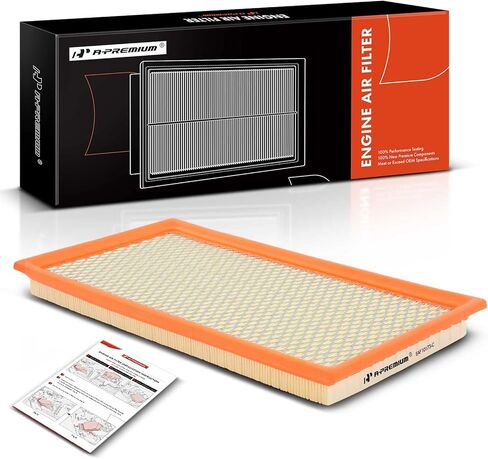 A-Premium Engine Air Filter Compatible with Ford Explorer, Explorer Sport Trac & Mercury Mountaineer, 2006-2010, V8 4.6L, Flexible Panel, Replace# 6L2Z9601AA in Saudi Arabia